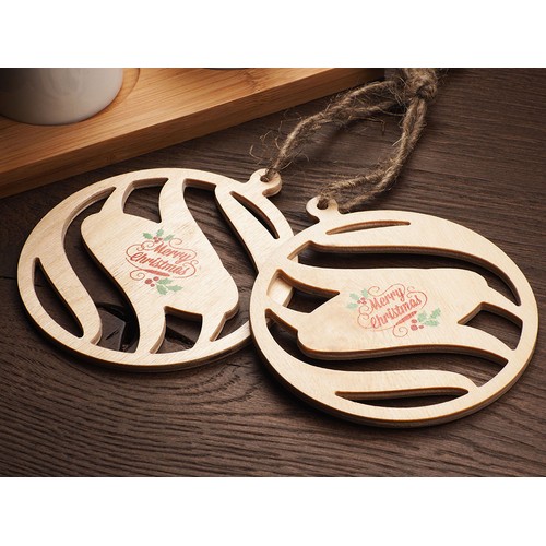 Wooden Christmas Decoration
