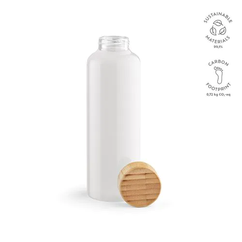 Borraccia Indus 510ml in vetro borosilicato con tappo in bambù