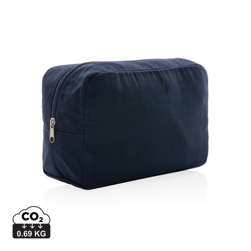 Impact Aware™ 285 gsm rcanvas toiletry bag undyed Impact Aware™ 285 gsm rcanvas toiletry bag undyed