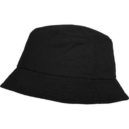 100% COTTON BUCKET HAT WITH BRIM