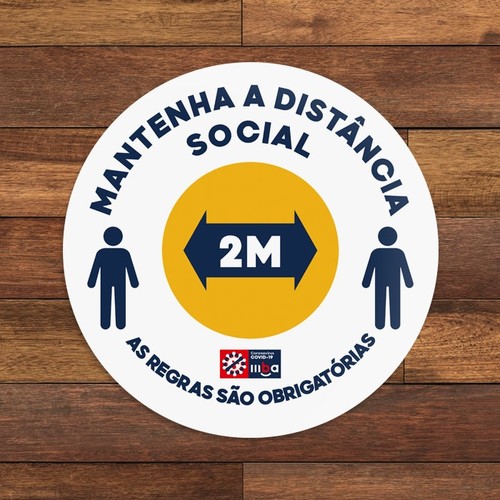 ADESIVO DE SUELO 40CM DIAMETRO PERSONALIZABLE