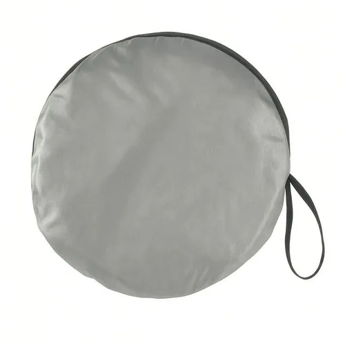 Foldable car windshield sun shade, anti-glare nylon, with case