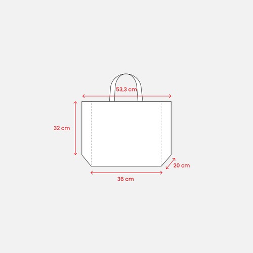 Cotton bag made of 450 g/m2 fabric. Equipped with zip closure and inner pocket Cotton bag made of 450 g/m2 fabric. Equipped with zip closure and inner pocket