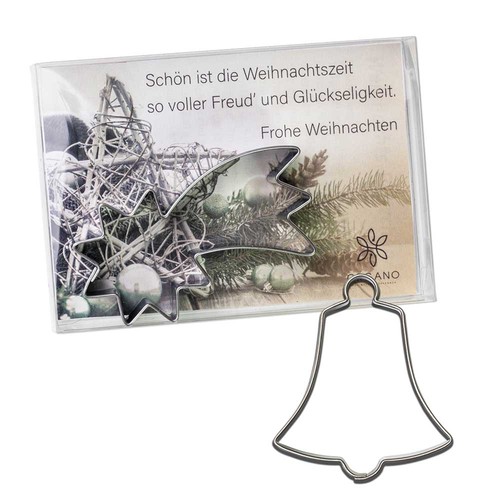 Baking-shape in a box - winter - bell Baking-shape in a box - winter - bell