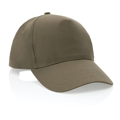 Casquette 5 panneaux en coton recyclé 190gr IMPACT Casquette 5 panneaux en coton recyclé 190gr IMPACT