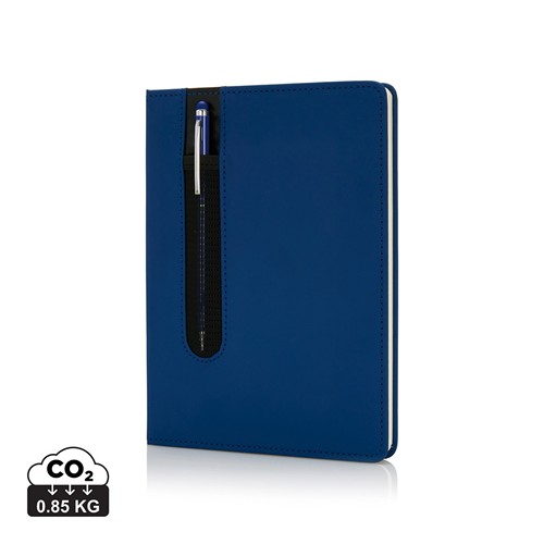 Carnet A5 à couverture rigide en PU avec Stylo tactile Carnet A5 à couverture rigide en PU avec Stylo tactile