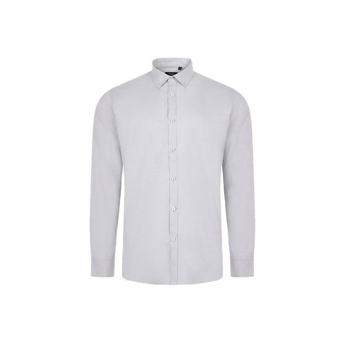 VL PRITHVI MAN. Chemise Oxford pour homme (180 g/m²) en coton (50 %), polyester (45 %) et élasthanne (5 %)