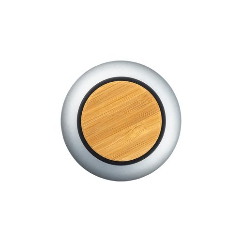 Gourde en aluminium avec bouchon avec insert en bambou, 500 ml Gourde en aluminium avec bouchon avec insert en bambou, 500 ml
