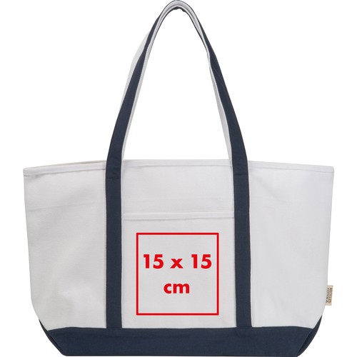 Borsa grande realizzata in cotone riciclato HARVEY Borsa grande realizzata in cotone riciclato HARVEY