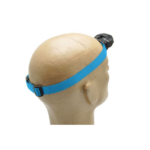 Elastic headband 2,5cm for headlamps 3W 'Sirius', blue