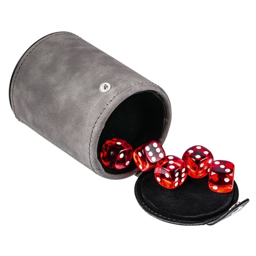 Dice cup with 5 dice RE98-BETEROU Dice cup with 5 dice RE98-BETEROU