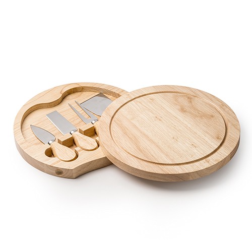 Ensemble à fromage avec ustensiles en acier Betulla