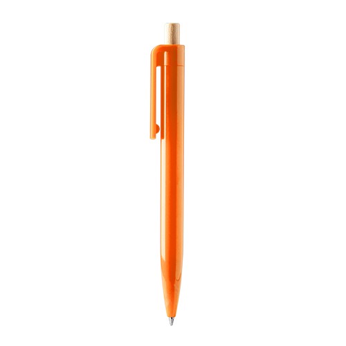 Stylo à bille avec mécanisme à clic, bouton en bam Cássia