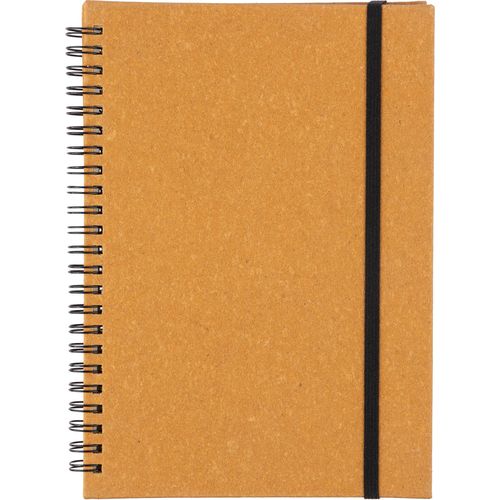 Carnet A5 en cuir recyclé Egon Carnet A5 en cuir recyclé Egon