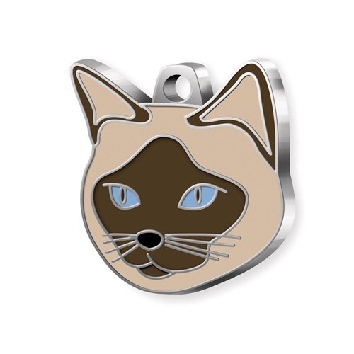 MEDAILLE CHAT SIAMESE CRÈME