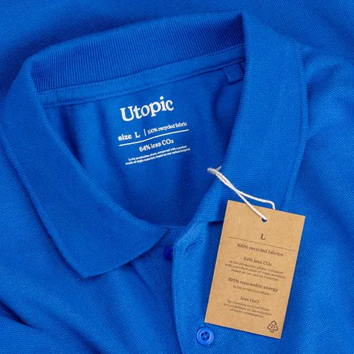 100% recycled fabric polo