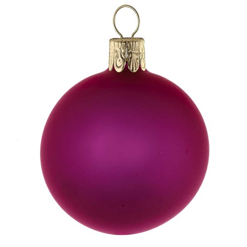 Traditional glass ball - matt-pink #524