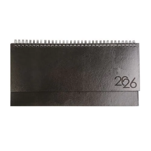 Agenda de bureau hebdomadaire 2026 avec couverture en carton laminé Agenda de bureau hebdomadaire 2026 avec couverture en carton laminé