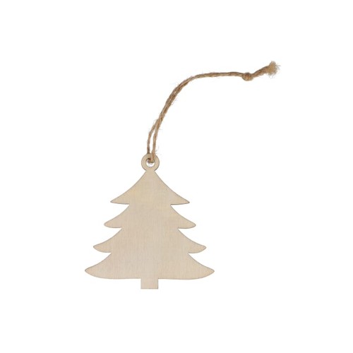 Tree shaped wooden Christmas ornament Tree shaped wooden Christmas ornament