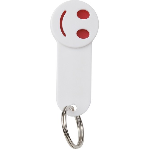 COIN HOLDER KEY CHAIN IN PLASTIC AND METAL