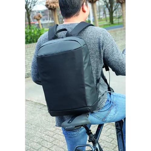 Madrid anti-theft RFID USB laptop backpack PVC free Madrid anti-theft RFID USB laptop backpack PVC free