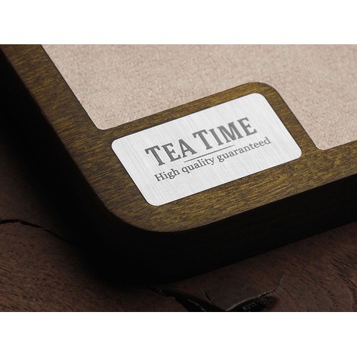 Drewniany organizer na biurko