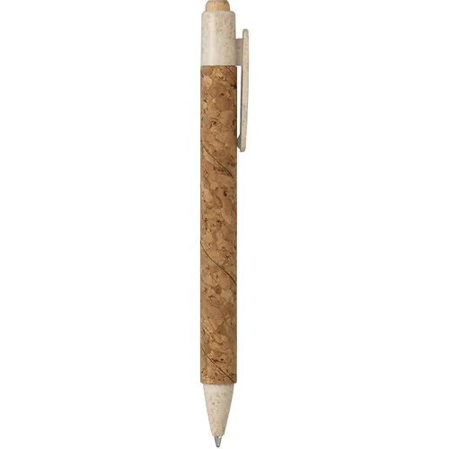 STYLO À BILLE EN LIÈGE ET PAILLE DE BLÉ+ABS
