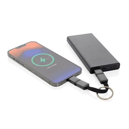 Câble de charge rapide 4 en 1 60W en aluminium recyclé Terra Câble de charge rapide 4 en 1 60W en aluminium recyclé Terra