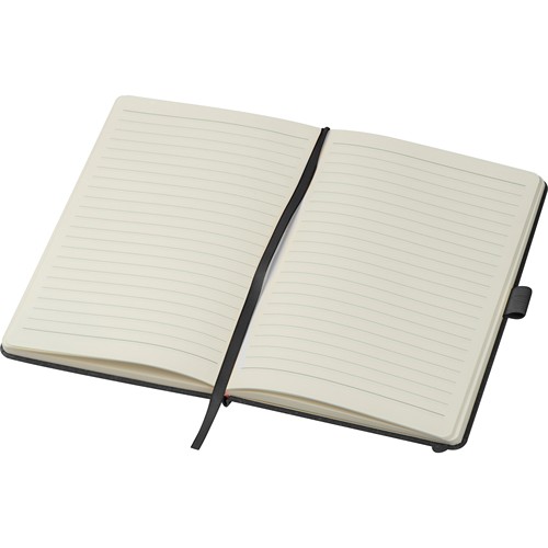 A5 notebook with recycled leather cover A5 notebook with recycled leather cover