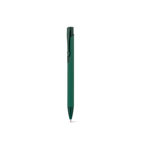 CLINT. Recycled aluminium (100% rAL) ballpoint pen with rubber finish