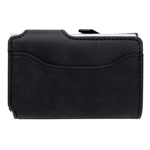 Standard aluminium RFID cardholder with PU wallet Standard aluminium RFID cardholder with PU wallet