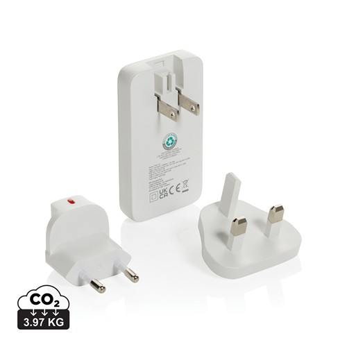Chargeur plat 65W GAN avec connecteurs universels Fluxo RCS Chargeur plat 65W GAN avec connecteurs universels Fluxo RCS