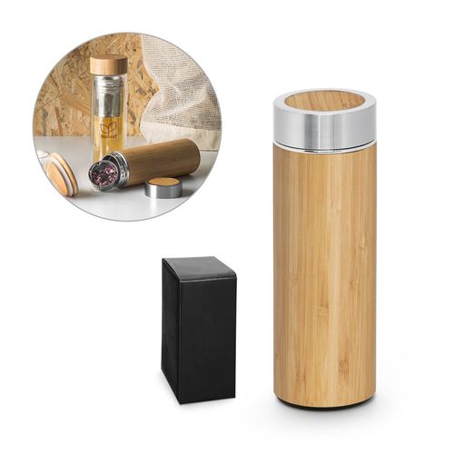 NATUREL. Bamboe en roestvrijstalen (90% gerecycled) thermische 430 ml NATUREL. Bamboe en roestvrijstalen (90% gerecycled) thermische 430 ml