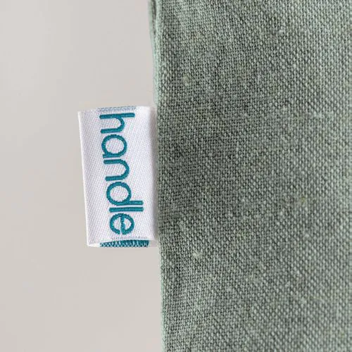 Shopper en coton recyclé 190 g/m2, anses longues, 38 X 42 cm