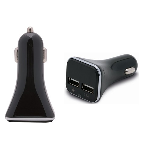 DOUBLE USB CAR PLASTIC CHARGER DOUBLE USB CAR PLASTIC CHARGER