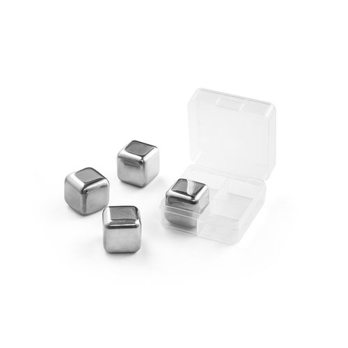 GLACIER. Set of reusable stainless steel ice cubes GLACIER. Set of reusable stainless steel ice cubes