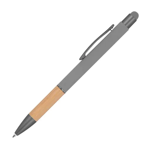 Ball pen with bamboo grip zone Ball pen with bamboo grip zone