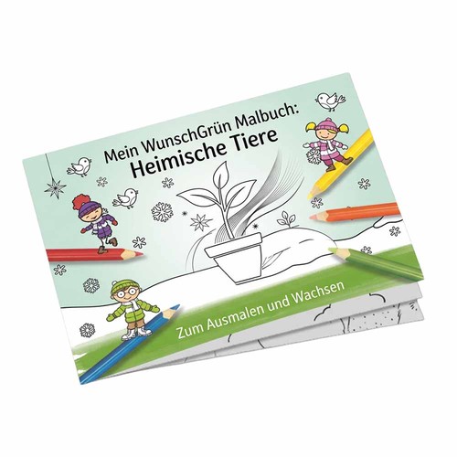 Colouring book A7 - Native animals - Colouring book with individual front and back sides Colouring book A7 - Native animals - Colouring book with individual front and back sides