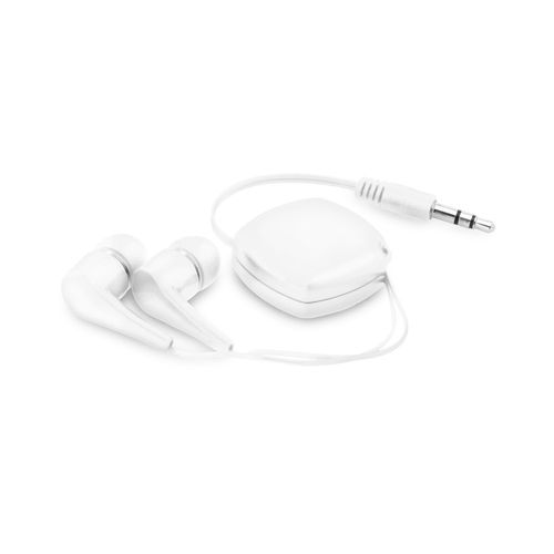 PINEL. Auriculares con cable retráctil de 0.75m en ABS