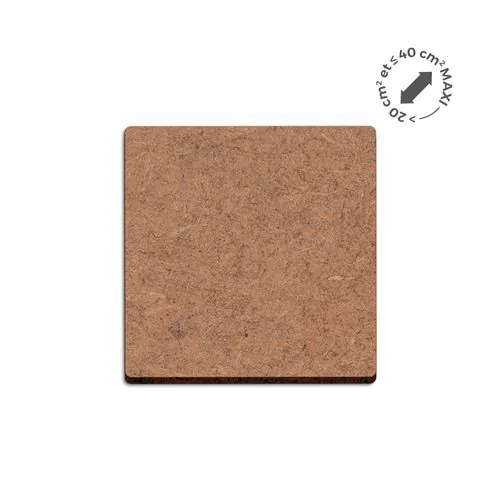 CUSTOM MDF MAGNET 3 MM WITH REAR NEODYMIUM MAGNET (MAX. 40 CMv)