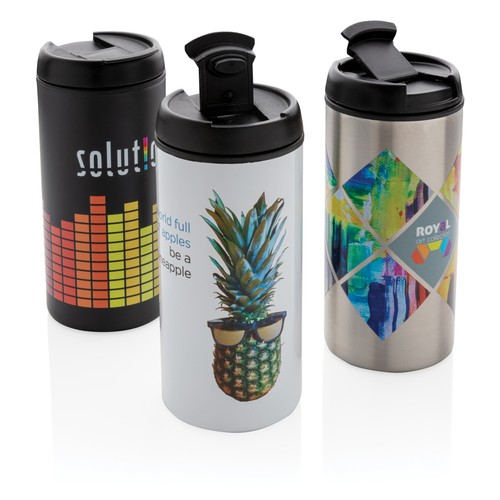 Mug Metro en acier inoxydable recyclé RCS