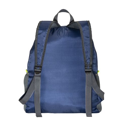 210D polyester ripstop foldable backpack, resealable in a pocket