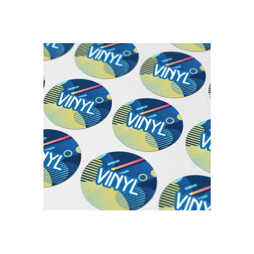 Vinyl Sticker Round Ø 35 mm Vinyl Sticker Round Ø 35 mm