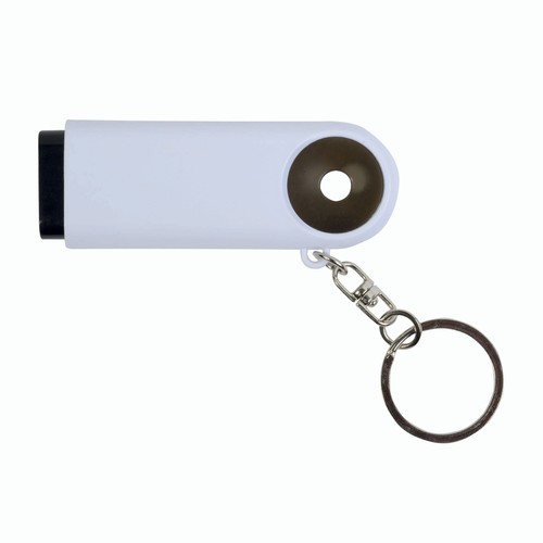 Portachiavi in plastica con gettone per carrello della spesa e luce a 2 led Portachiavi in plastica con gettone per carrello della spesa e luce a 2 led
