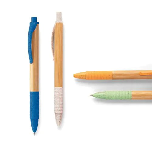 KUMA. Bamboo ball pen with non-slip clip KUMA. Bamboo ball pen with non-slip clip