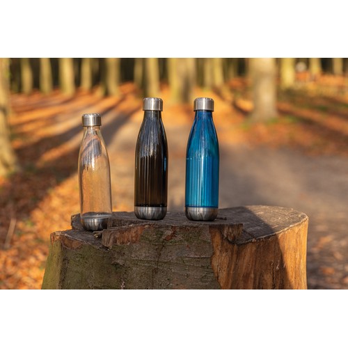 Auslaufsichere Trinkflasche mit Stainless-Steel-Deckel Auslaufsichere Trinkflasche mit Stainless-Steel-Deckel