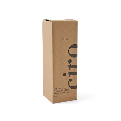 VINGA Ciro RCS gerecycled RVS vacuümfles 300ML VINGA Ciro RCS gerecycled RVS vacuümfles 300ML