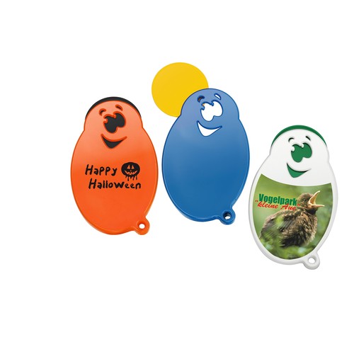 Chip holder with 1€ chip "face" Chip holder with 1€ chip "face"
