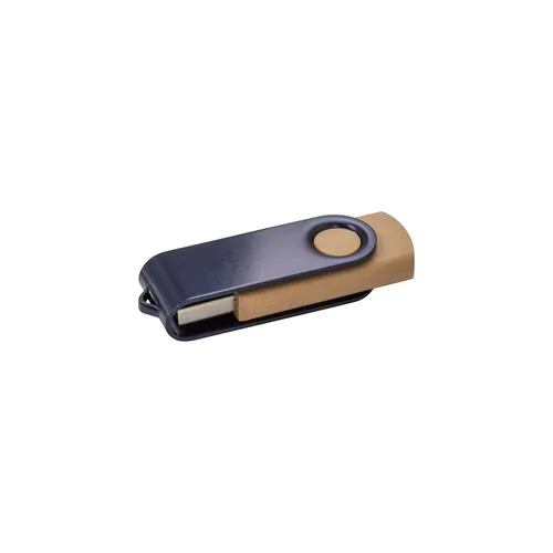 USB flash drive made of wheat straw, biodegradable resin and metal 4Gb