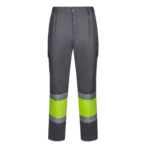 VL ARTEMIS. Pantalon bicolore en sergé (190g/m²), en coton (20%) et polyester (80%)